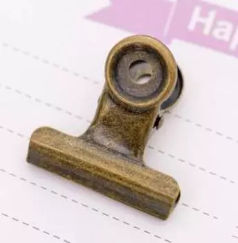 Металлические зажимы Mengtai черные 30 мм