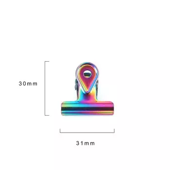 Металлические зажимы TUTU радужные