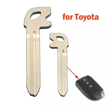 Металлический Аварийный Ключ Из 10 Шт. Для Toyota Verso Vios После 2013 Года, Умная Вставка, Автомобильный Дистанционный Брелок
