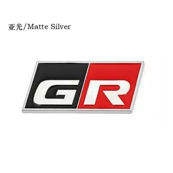 Металлический автомобильный 3D стикер GR спортивный логотип эмблема значок наклейки для Toyota HV YARiS RZ RC RS C-HR Corolla Prius Harrier Camry Tacoma rav4