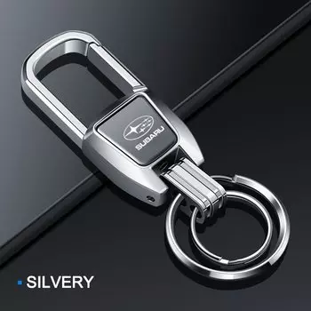 Металлический автомобильный брелок с эмблемой, брелок для ключей, анти-потерянный брелок, подвеска для Subaru STI Forester Impreza Legacy Outback WRX Crosstrek