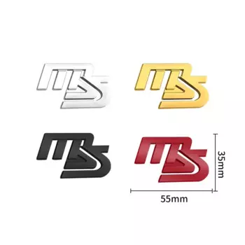 Металлический автомобильный значок для MS MAZDASPEED решетчатый логотип Mazda 3 6 CX-3 CX-4 CX-5 CX-7 CX-9 автомобильный Стайлинг 3D значок надпись наклейки для багажника