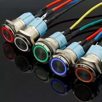 Металлический автопереключатель FAMCDI 16 мм 3В 5В 12В 24В 220В