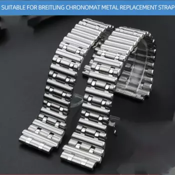 Металлический браслет для часов Breitling, 24 мм, CRONOMAT, цепочка для часов AB01, ремешок из нержавеющей стали 44 мм, сменный ремешок для часов, аксессуары