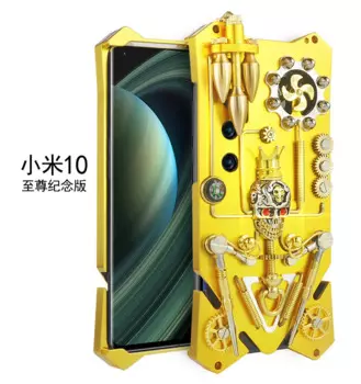 Металлический чехол в стиле стимпанк для Xiaomi Mi 10 Pro, противоударный чехол с механическим механизмом, чехол для Mi10 Ultra с абстрактным рисунком Пикассо