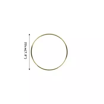 Металлический цветочный обруч для свадьбы