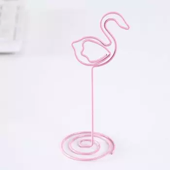 Металлический держатель для визиток MOONBIFFY розового цвета