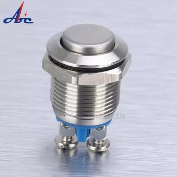 Металлический кнопочный переключатель ABILKEEN 12 мм