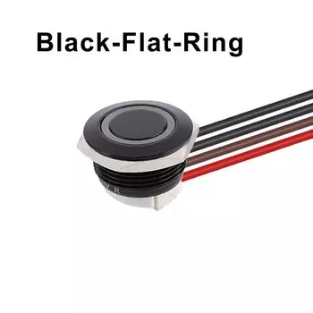 Металлический кнопочный переключатель DIANQI 19 мм с подсветкой