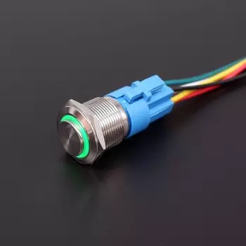 Металлический кнопочный переключатель питания PRONCH 19 мм