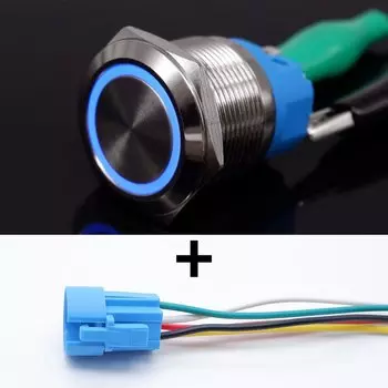 Металлический кнопочный переключатель PRONCH 16/19/22 мм