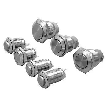 Металлический кнопочный переключатель ZHRIVOER 12 16 19 22 мм