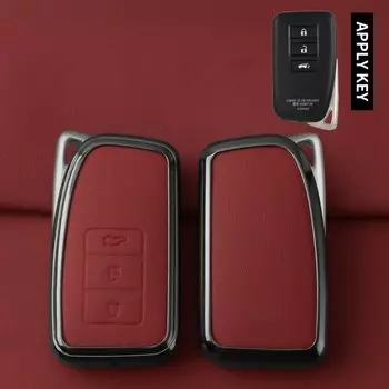 Металлический кожаный чехол для автомобильного ключа для Lexus NX IS RX ES GX LX LS UX GS 200 260 300 350 NX200 NX300 RX350 ES300 Чехол-брелок для ключей