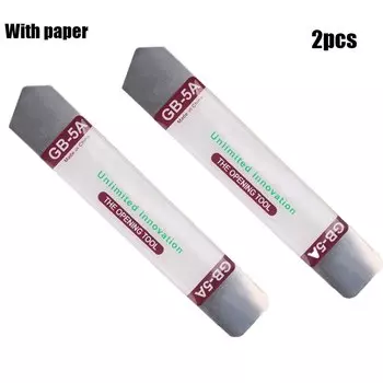 Металлический лом из нержавеющей стали, открывающий сломанный телефон, Открыватель экрана, удаление клея, плоское мягкое лезвие, часть смартфона