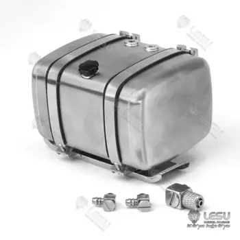 Металлический масляный бак LESU 70-100 мм, топливный бак 1/14 Tamiyaya RC, самодельный самосвал, трактор с дистанционным управлением, игрушки для мальчиков, подарок