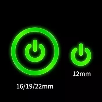 Металлический мгновенный выключатель PRONCH 12/16/19/22 мм 12В