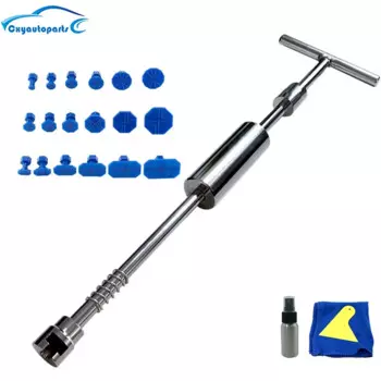 Металлический молоток для удаления вмятин на кузове автомобиля, инструмент для удаления булочек, набор для ремонта вмятин без покраски 18+, присоска, гаражные инструменты