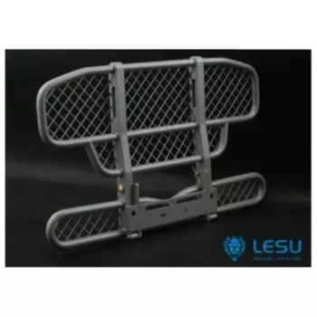 Металлический передний бампер LESU RC 1/14 для пульта дистанционного управления, трактор, грузовик R620 R470, обновленная деталь, игрушка TH02297