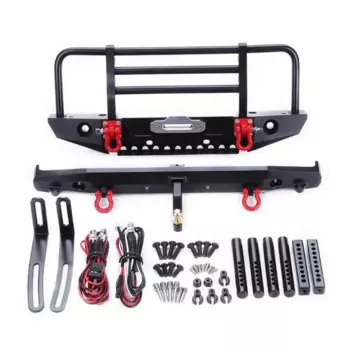 Металлический передний бампер с для 1/10 RC Crawler TRX4 Defender Axial SCX10 SCX10 II 90046 90047
