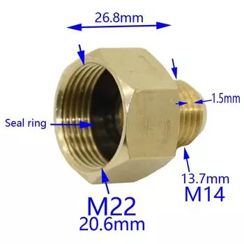 Металлический переходник M22 на M14 WXRWXY