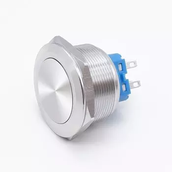 Металлический переключатель PRONCH 30 мм синего цвета