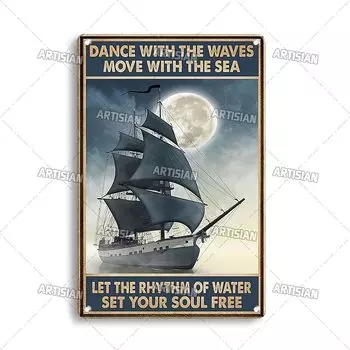 Металлический плакат ARTISIAN Ржавый матрос