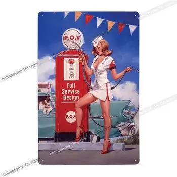 Металлический плакат "Масло" hohappyme 20x30 см