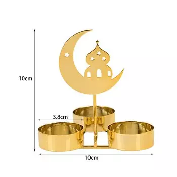 Металлический подсвечник Рамадан xunyihappy