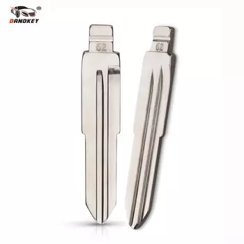 Металлический пустой пульт дистанционного управления Dandkey KD, тип лезвия #62 для Mitsubishi, левый, для Benz Mini NO. Замена брелока 62 MIT8