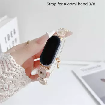 Металлический ремешок для Xiaomi band 9, сменный спортивный ремешок для смарт-часов Mi band 9/8, браслет для мужчин и женщин