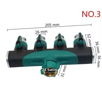 Металлический садовый разветвитель 3/4 дюйма Adhere To Fly