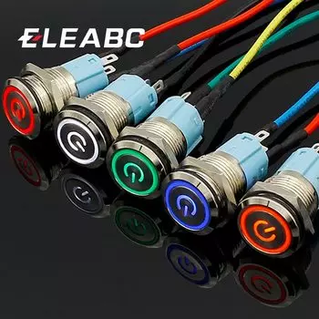 Металлический самоблокирующийся переключатель ELEABC 16 мм