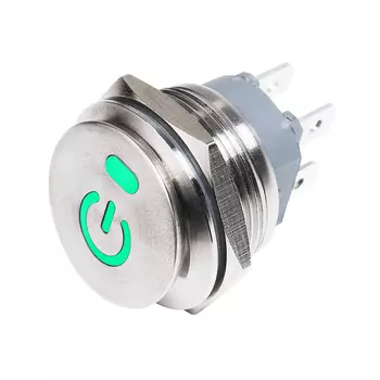 Металлический самоблокирующийся переключатель VaneAims 220V 12V 6V 16А