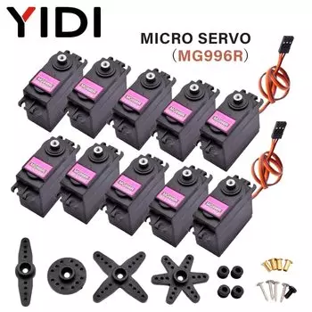 Металлический сервопривод MG996R YIDI 180 360 градусов