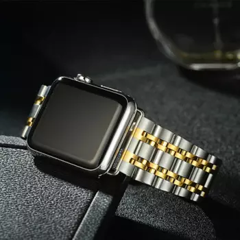 Металлический Стальной ремешок для часов Apple Watch Series 4, ремешок для часов Apple Watch Series 1, 2, 3, ремешок для iWatch 38-42 мм