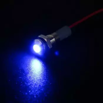 Металлический светодиодный индикатор EARUELETRIC 6 мм