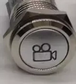 Металлический светодиодный переключатель HTUUPN 12В 16/19/22 мм