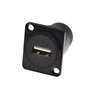 Металлический USB 2.0 гнездовой модуль ALINSIN