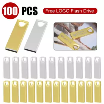 Металлический USB флеш-накопитель, 100 ГБ, 64 ГБ, 32 ГБ, 8 ГБ, 4 Гб