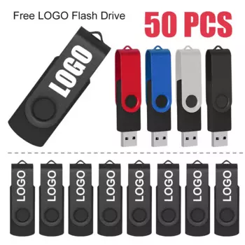 Металлический USB флеш-накопитель 2,0, 128 ГБ, 8 ГБ, 16 ГБ, 32 ГБ, 64 ГБ