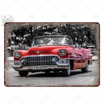 Металлический винтажный плакат Putuo Decor "London Coffee Bar"