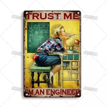Металлический знак ARTISIAN Инженер