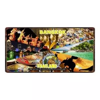 Металлический знак YZFQ Thailand Bangkok Pattaya
