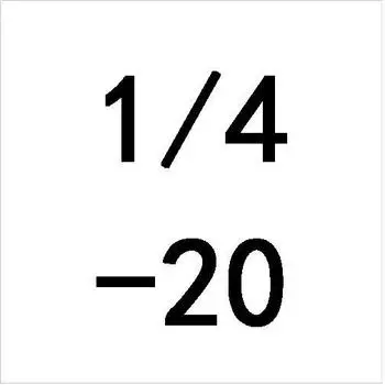 Метчик для резьбы teclachiara 1/4 дюйма