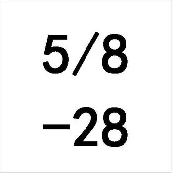 1 шт. 5/8 - 11 12 14 16 18 20 24 27 28 32 36 40 UNC UNS UNF UNEF HSS Правый метчик TPI Инструменты для нарезания резьбы Обработка формы 5/8 дюйма