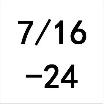 Метчик для резьбы teclachiara 7/16 - 14 16 18 20 24 27 28 32 36 40 UNC UN UNS UNF HSS