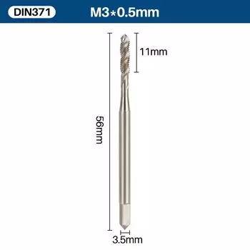 Метчик XCAN DIN371 M3/M4/M5/M6/M8/M10/M12/M14