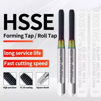 Метчики для резьбы BOSS HSSE-M42 JIS TC50