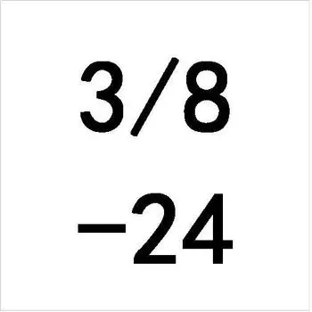 Метчики для резьбы Teclachiara 3/8-16 3/8-18 3/8-20 3/8-24 3/8-27