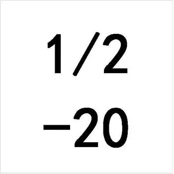 Метчики для резьбы teclachiara UNF UNS UNC UN UNEF 1/2"